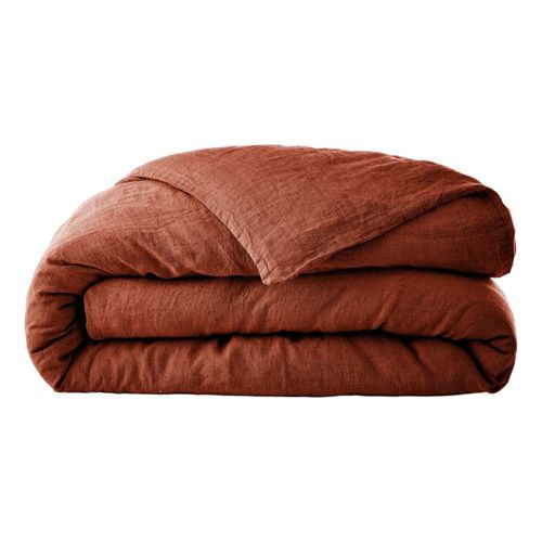 Housse De Couette "soline" - 260x240 Cm - Lin Lavé