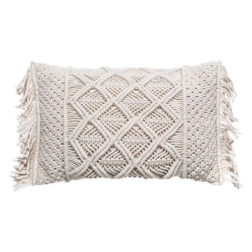 Coussin Macramé "été" 30 X 50 Cm