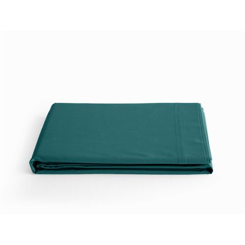 Drap Plat Percale Pur Coton Peigné Longues Fibres 80 Fils/cm²