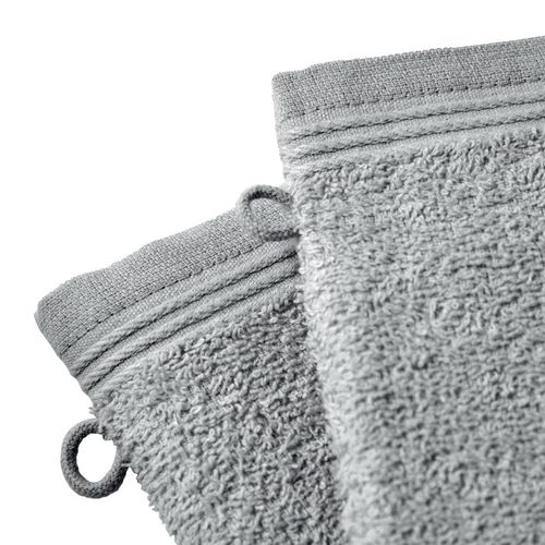 Lot De 2 Gants De Toilette "spa" 15 X 21 Cm / 400 Gr/m²