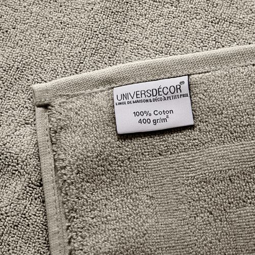 Lot De 2 Gants De Toilette "spa" 15 X 21 Cm / 400 Gr/m²