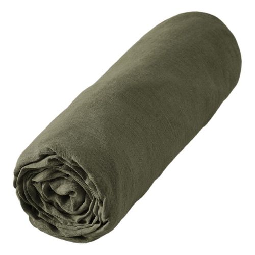 Drap Housse "soline" - 140x190 Cm - Lin Lavé L'effet Papillon