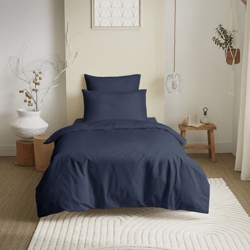 Pack Complet 4 Pièces 140x200 - 100% Coton 57 Fils/cm² - Housse De Couette + Taies + Drap Housse - Lit 1 Personne