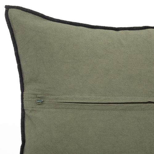 Coussin Coton Et Lin Déhoussable "linah" 45 X 45 Cm