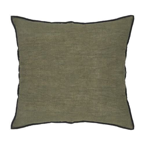 Coussin Coton Et Lin Déhoussable "linah" 45 X 45 Cm