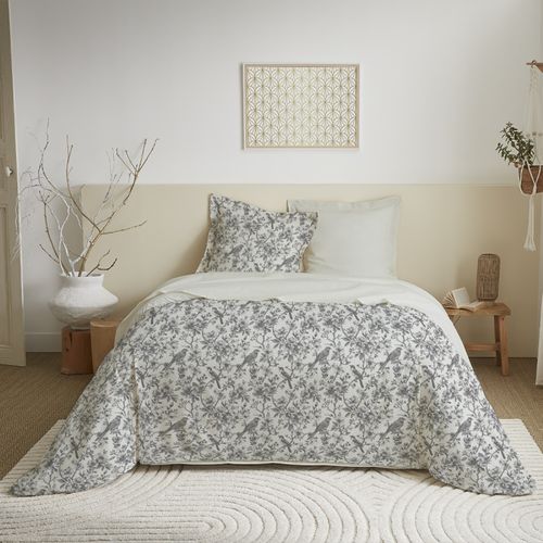 Parure De Draps 4 Pièces Pour Lit 140 X 190 Cm Bérengère Nuage