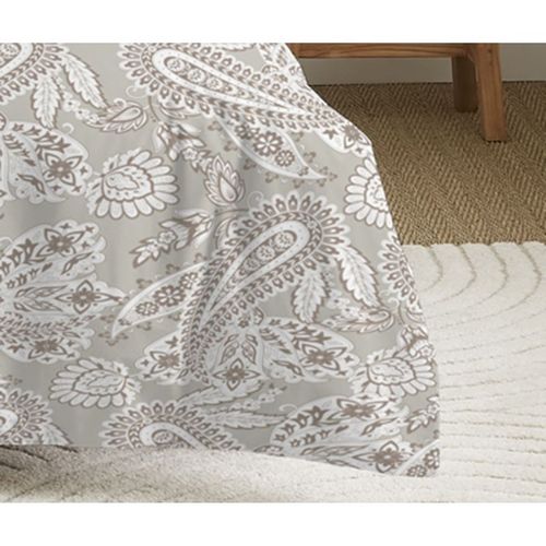 Parure De Draps 4 Pièces Pour Lit 140 X 190 Cm Cachemire Naturel