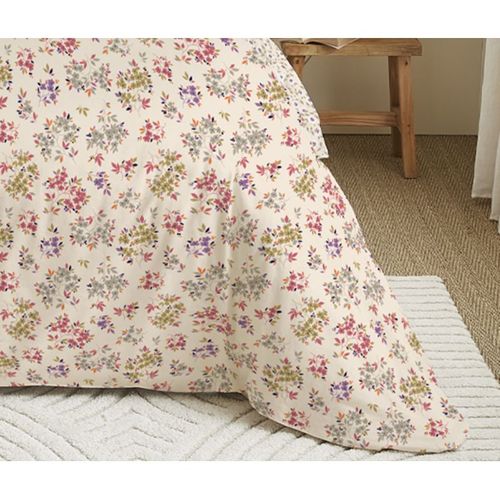 Pack Complet Housse De Couette Réversible Pour Lit 140 X 190 Cm  Tanya Multicolore
