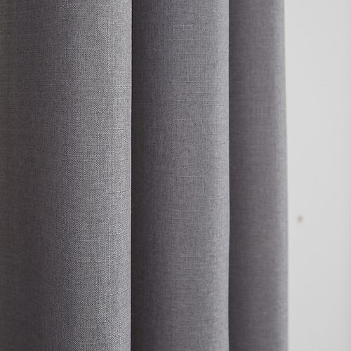 Paire De Rideaux Tamisants à Oeillets Effet Lin "moonlight" Nuage