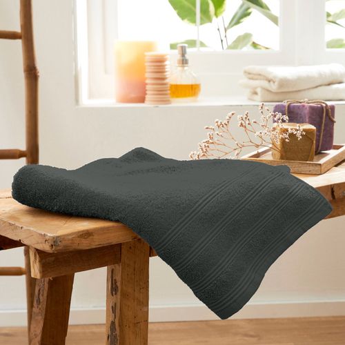 Lot De 3 Draps De Douche "spa" 70 X 140 Cm / 400 Gr/m²