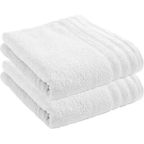 Lot De 2 Draps De Bain "spa" 90 X 150 Cm / 400 Gr/m²