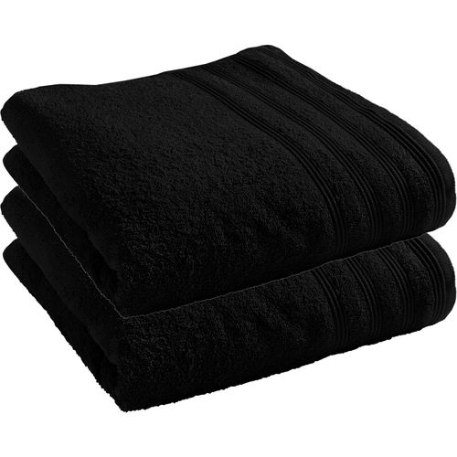 Lot De 2 Draps De Bain "spa" 90 X 150 Cm / 400 Gr/m²
