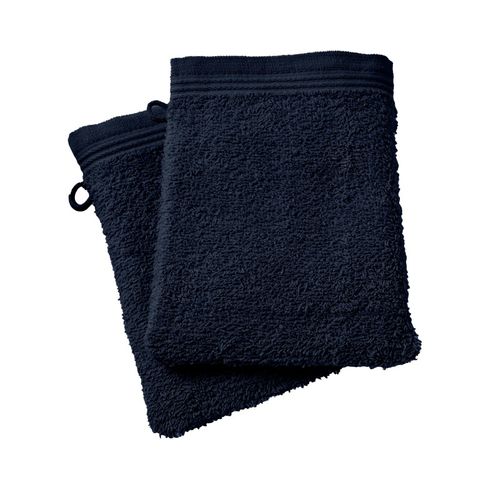 Lot De 6 Gants De Toilette Éponge "spa" 15 X 21 Cm / 400 Gr/m²