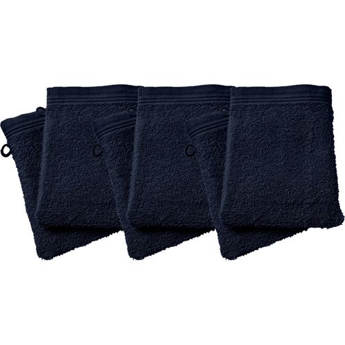 Lot De 6 Gants De Toilette Éponge "spa" 15 X 21 Cm / 400 Gr/m²
