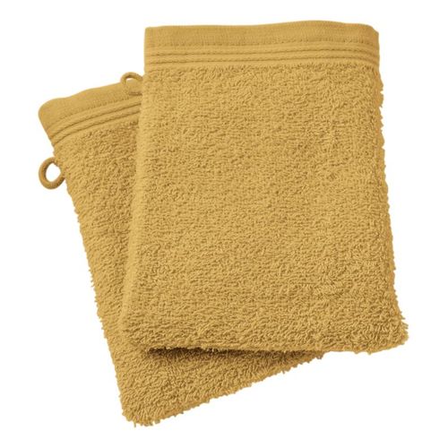 Lot De 6 Gants De Toilette Éponge "spa" 15 X 21 Cm / 400 Gr/m²
