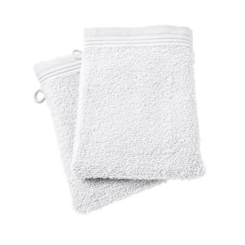 Lot De 6 Gants De Toilette Éponge "spa" 15 X 21 Cm / 400 Gr/m²