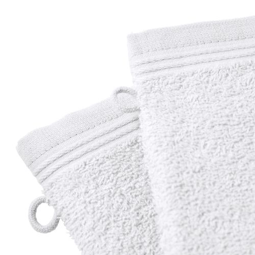 Lot De 6 Gants De Toilette Éponge "spa" 15 X 21 Cm / 400 Gr/m²