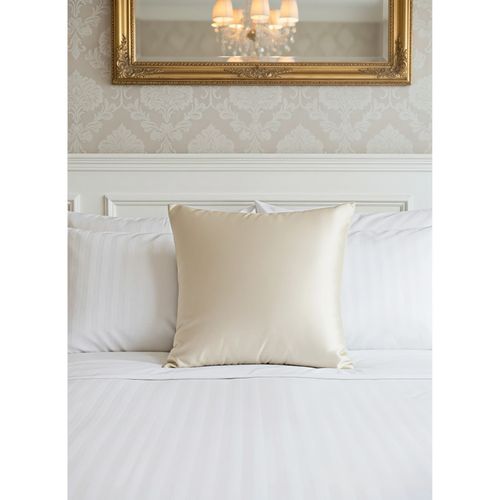 Taie D'oreiller "silk" Soie De Mûrier Coton Pur