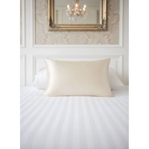 Taie D'oreiller "silk" Soie De Mûrier Coton Pur