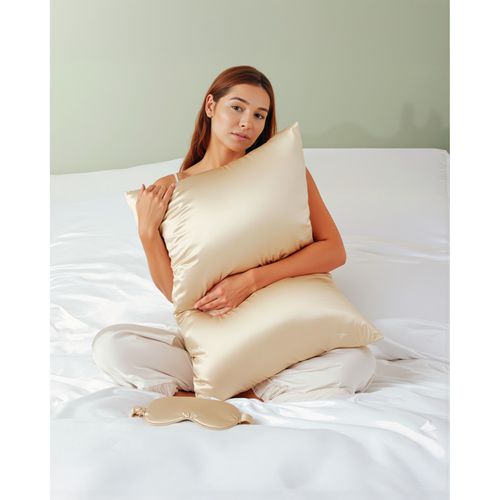 Taie D'oreiller "silk" Soie De Mûrier Coton Pur