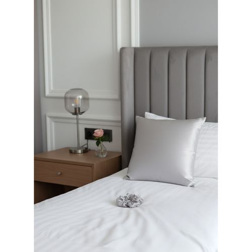 Taie D'oreiller "silk" Soie De Mûrier Coton Pur