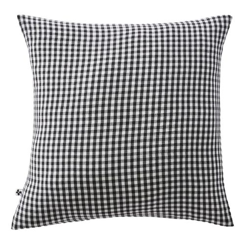 Taie D'oreiller "vickie" 60 X 60 Cm et 50 X 70 Cm Tissé Teint "gaze De Coton" L'effet Papillon