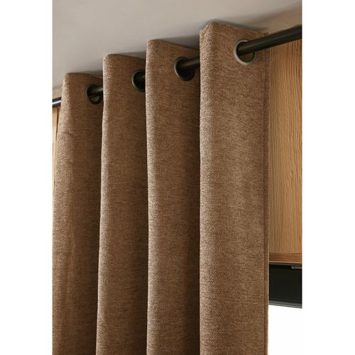 Rideau Occultant Phonique Et Thermique Doublé Polaire "bjorn" 100% Opaque L'effet Papillon