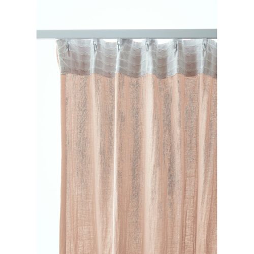 Lot De 2 Rideaux Galon Fronceur "gaïa" 140 X 240 Cm "gaze De Coton" L'effet Papillon