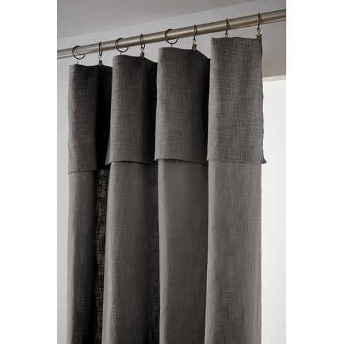Rideau Ajustable + 8 Anneaux Pince "sixtine" 140 X 270 Cm