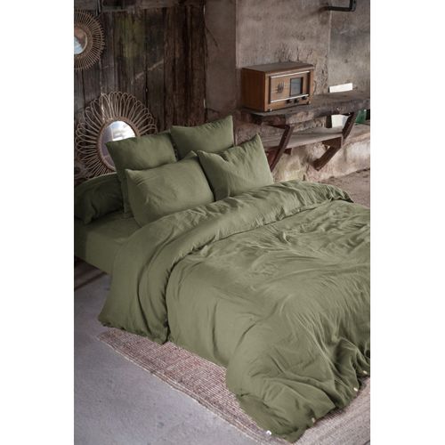 Drap Housse "gaïa" - 200x200 Cm - "gaze De Coton"