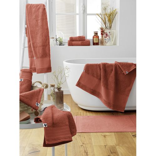 Drap De Douche "garance" 70 X 130 Cm / 100% Coton Bio / 600 Gr/m²