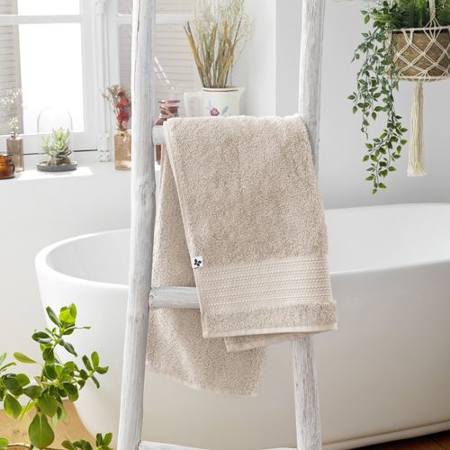 Serviette De Toilette "garance" 50 X 90 Cm / 100% Coton Bio / 600 Gr/m²