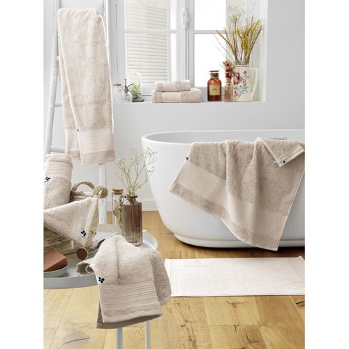 Serviette De Toilette "garance" 50 X 90 Cm / 100% Coton Bio / 600 Gr/m²