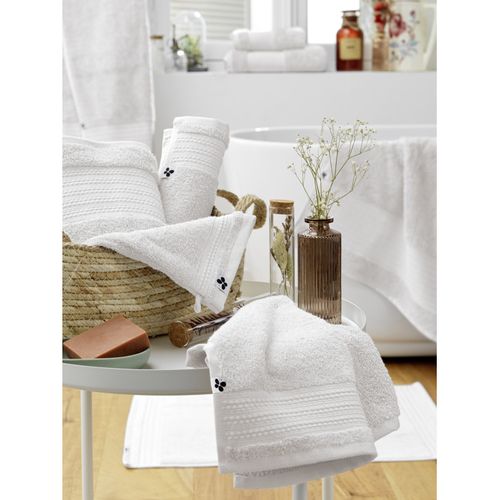 Lot De 2 Gants De Toilette "garance" 15 X 21 Cm / 100% Coton Bio / 600 Gr/m²