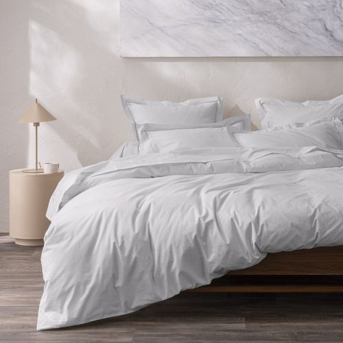 Housse De Couette Percale De Coton Peigné "julian" Toutes Dimensions