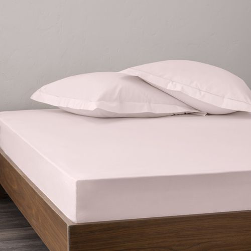 Drap Housse Percale "julian" Avec Bonnet 35 Cm - 160x200 Cm - Coton Pur