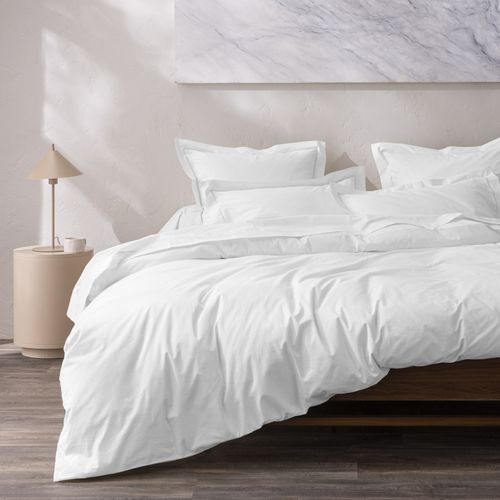 Housse De Couette Percale De Coton Peigné "julian" Toutes Dimensions