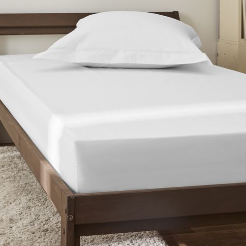 Drap Housse Percale "julian" Avec Bonnet 35 Cm - 90x190 Cm - Coton Pur