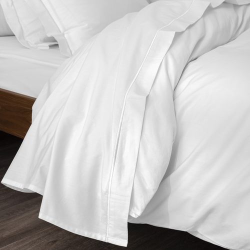 Drap Plat Percale De Coton Peigné "julian" Toutes Dimensions