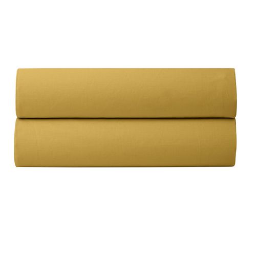 Drap Housse Percale "julian" Avec Bonnet 35 Cm - 200x200 Cm - Coton Pur