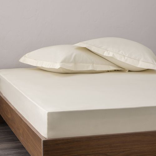 Drap Housse Percale "julian" Avec Bonnet 35 Cm - 180x200 Cm - Coton Pur
