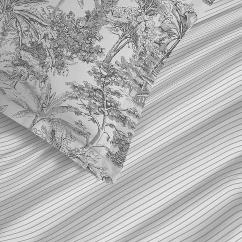 Parure De Draps 4 Pièces "vanessa" Pour Lit 160 X 200 Cm "grande Largeur" Adama Perle