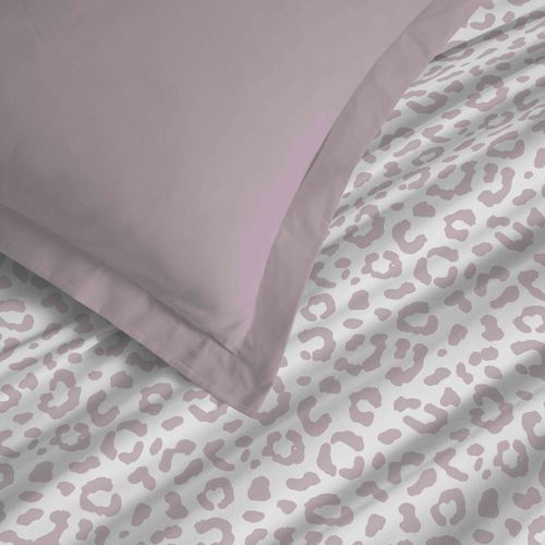 Parure De Draps 4 Pièces "vanessa" Pour Lit 140 X 190 Cm Diana Blush