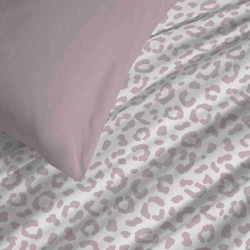 Pack Complet Housse De Couette Réversible "vanessa" 6 Pièces Pour Lit 160 X 200 Diana Blush