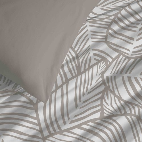 Pack Complet Housse De Couette Réversible "vanessa" 4 Pièces Pour Lit 90 X 190 Fira Naturel