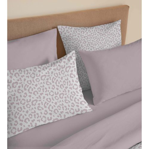 Pack Complet Housse De Couette Réversible "vanessa" 6 Pièces Pour Lit 140 X 190 Diana Blush