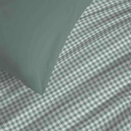 Pack Complet Housse De Couette Réversible "vanessa" 6 Pièces Pour Lit 160 X 200 Gabrielle Sauge