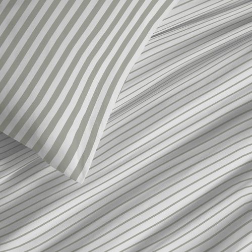 Pack Complet Housse De Couette Réversible "vanessa" 6 Pièces Pour Lit 160 X 200 Palerme Eucalyptus