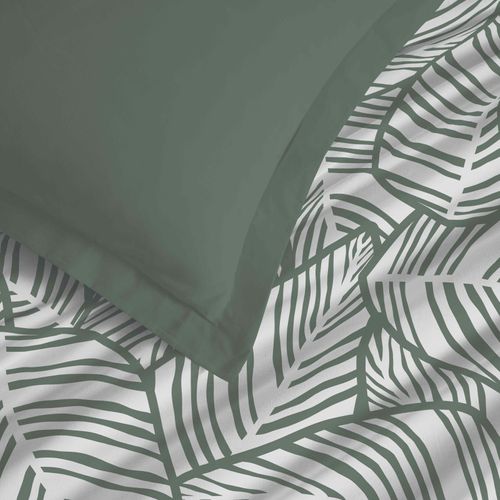 Parure De Draps 4 Pièces "vanessa" Pour Lit 160 X 200 Cm "grande Largeur" Fira Romarin