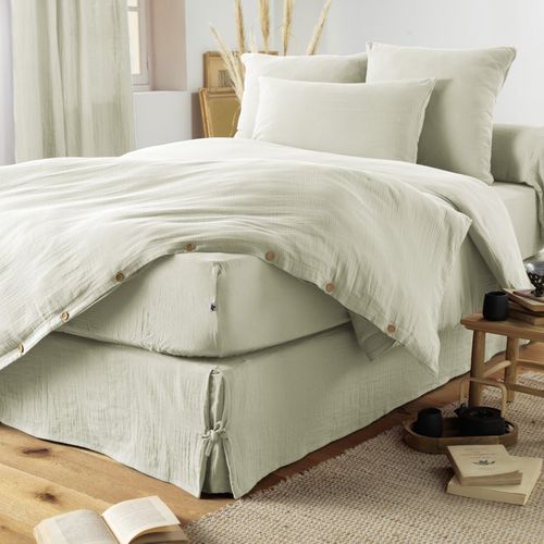 Taie D'oreiller Déco "gaïa" 80 X 80 Cm "gaze De Coton" L'effet Papillon